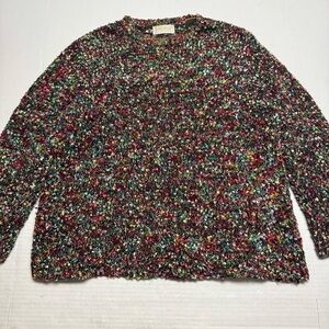 Vintage Lord & Taylor Textured Sweater Wool Angora Blend  Plus Size: 1X